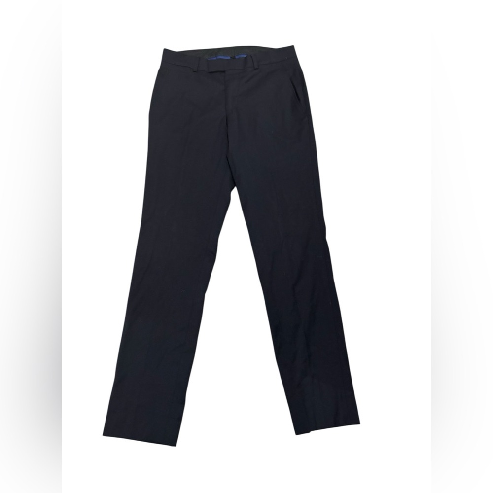 Cole Haan Men’s Black Straight Leg Slim Fit Dress Pants- size 36S